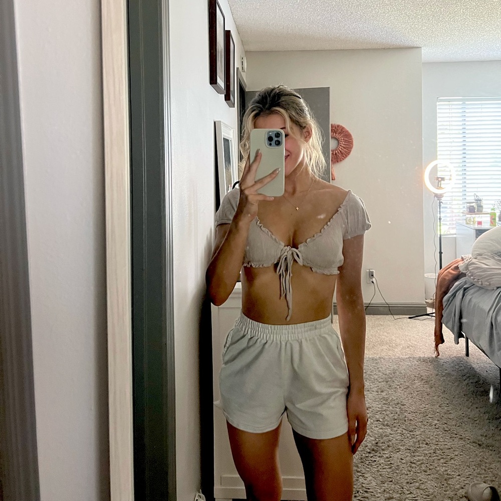 Off the Shoulder Crop Top